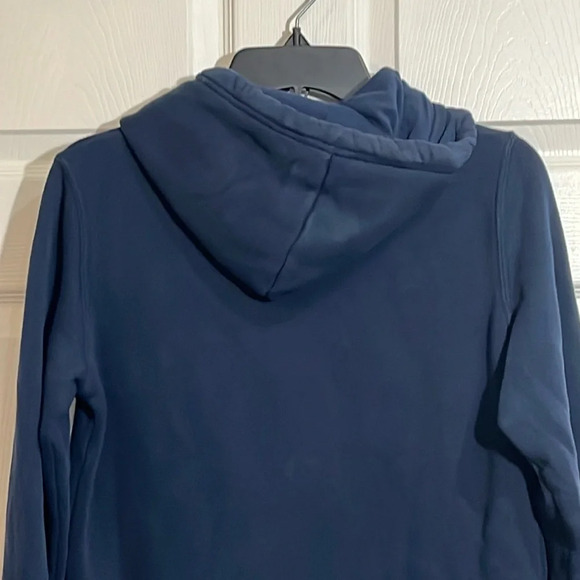 HOLLISTER Oversized Logo Graphic Hoodie- Navy Blue - Size Small - Picture 5 of 5